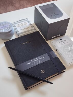 BOXFOX Self Care Gift Box Set w/ Voluspa Candle, W&P Mug, Journal & More